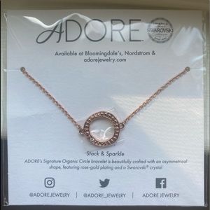 Adore Rose Gold Circle Bracelet